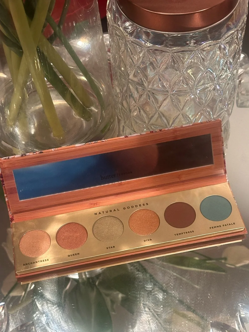 butter LONDON Natural Goddess Eyeshadow Palette NEW Nude Neutral Shimmer Matte